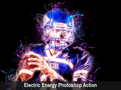 Electric Energy Photoshop Action