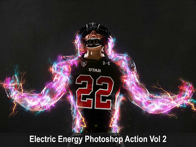 Electric Energy Photoshop Action Vol 2