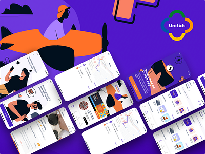 Unitah - Mobile App app design ui ux