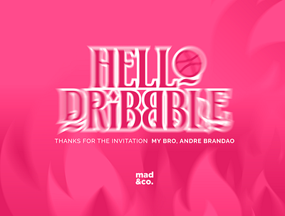 HELLo Dribbblers! app branding design illustration logo typography ui ux vector web