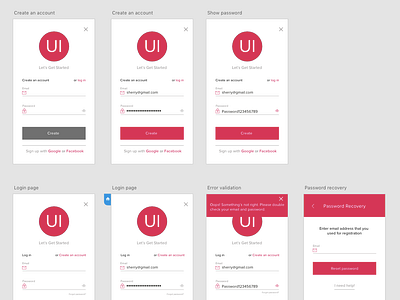 Daily UI: Sign up pages