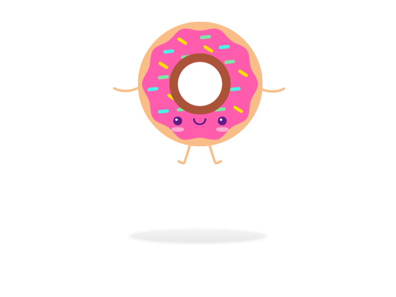 Donut dancing @dailyui animation animation 2d app branding designer icon illustration logo ui vector