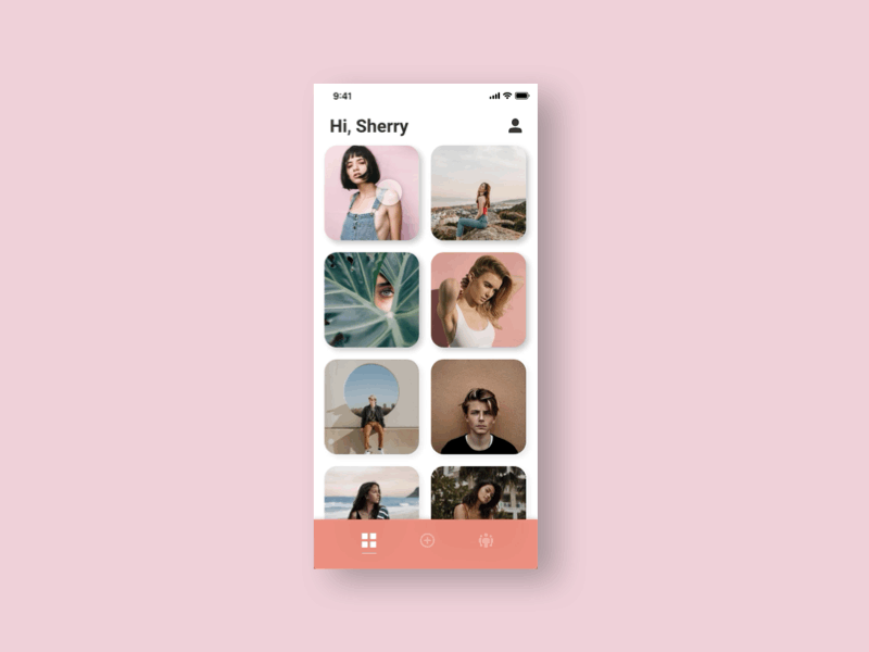 Photo Filter App Design @dailyui @uiux design app application design designer minimal photo photofilter ui user experience userinterface ux