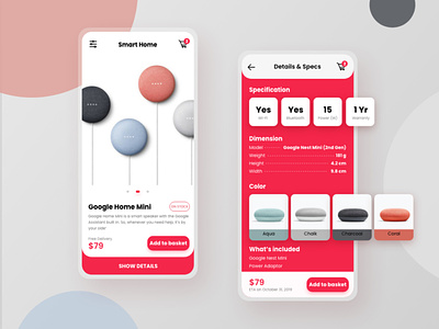 Shopping App Design