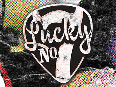 Ted Wulfers-Lucky No.7 Logo album jacket design logo design
