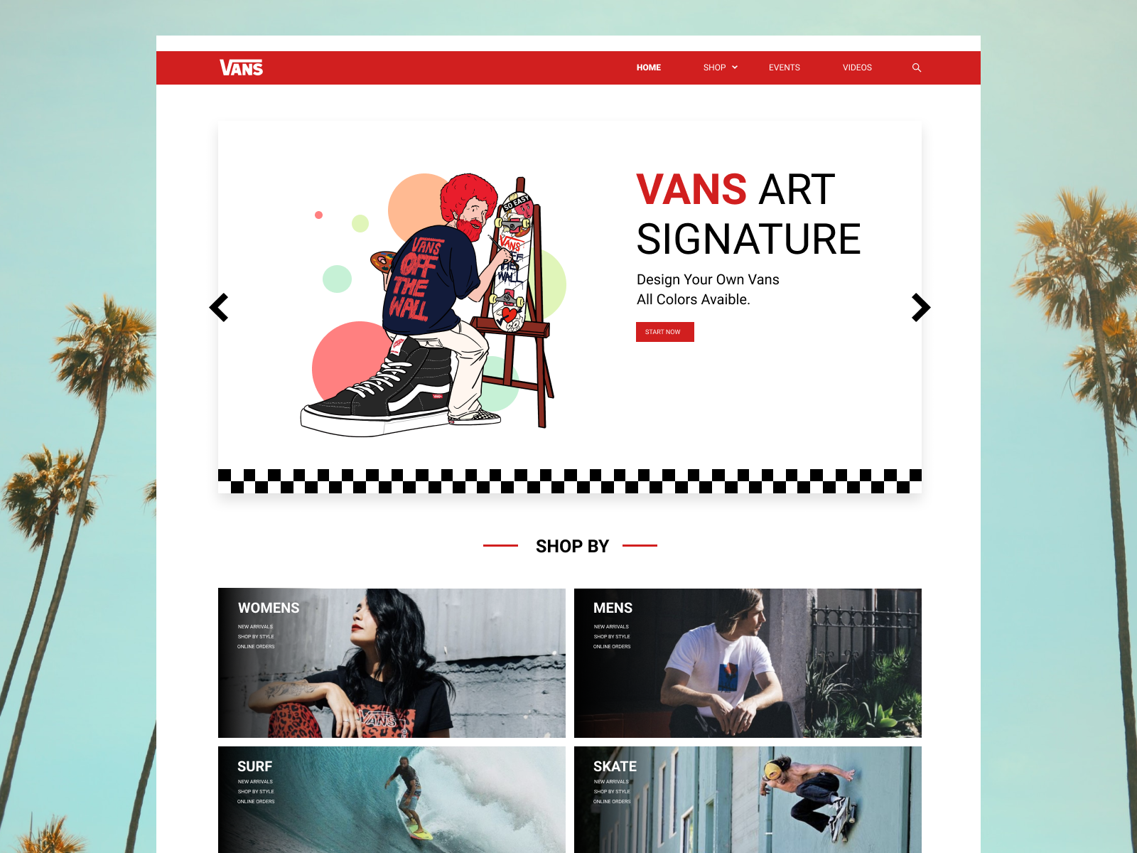vans off the wall events