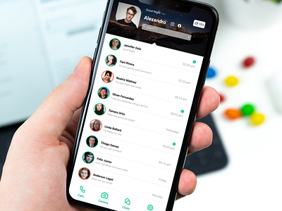 New WhatsApp User Interface Design Mockup