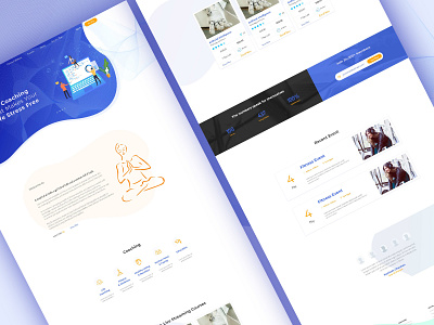 e-Coaching Live Streaming Platform for Better Life Website UI/UX