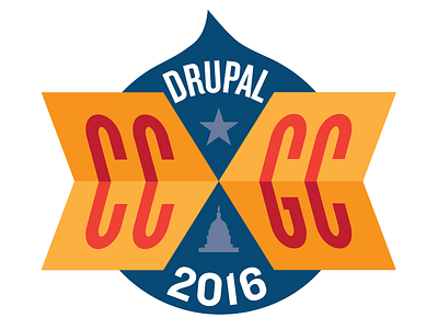 Drupal Capital Camp/GovCon ’16 Identity Study branding drupal identity logo logotype