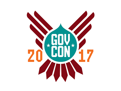 Drupal GovCon ’17 Logo Study branding conference drupal event identity logo typography