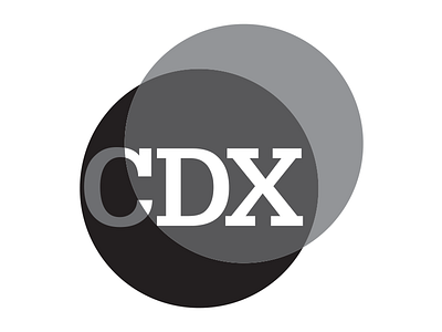 CDX Logo Study branding design focus highlight logo logtype monochrome ux