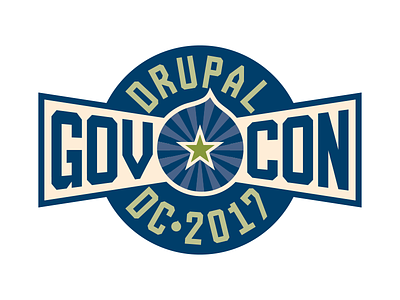 Drupal GovCon ’17 Logo