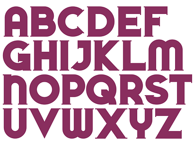 Custom Typography bold decorative display font informal serif type typography