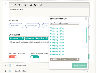 Selection UI