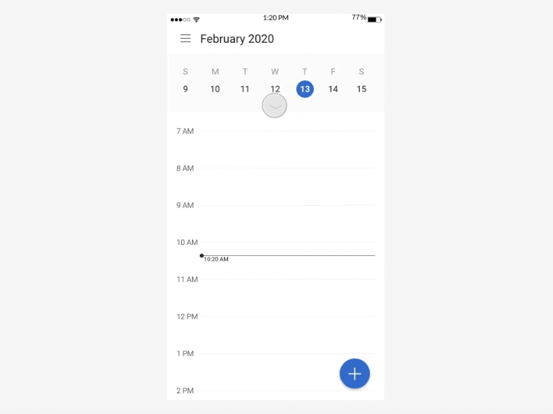 Calendar animation calendar office tool