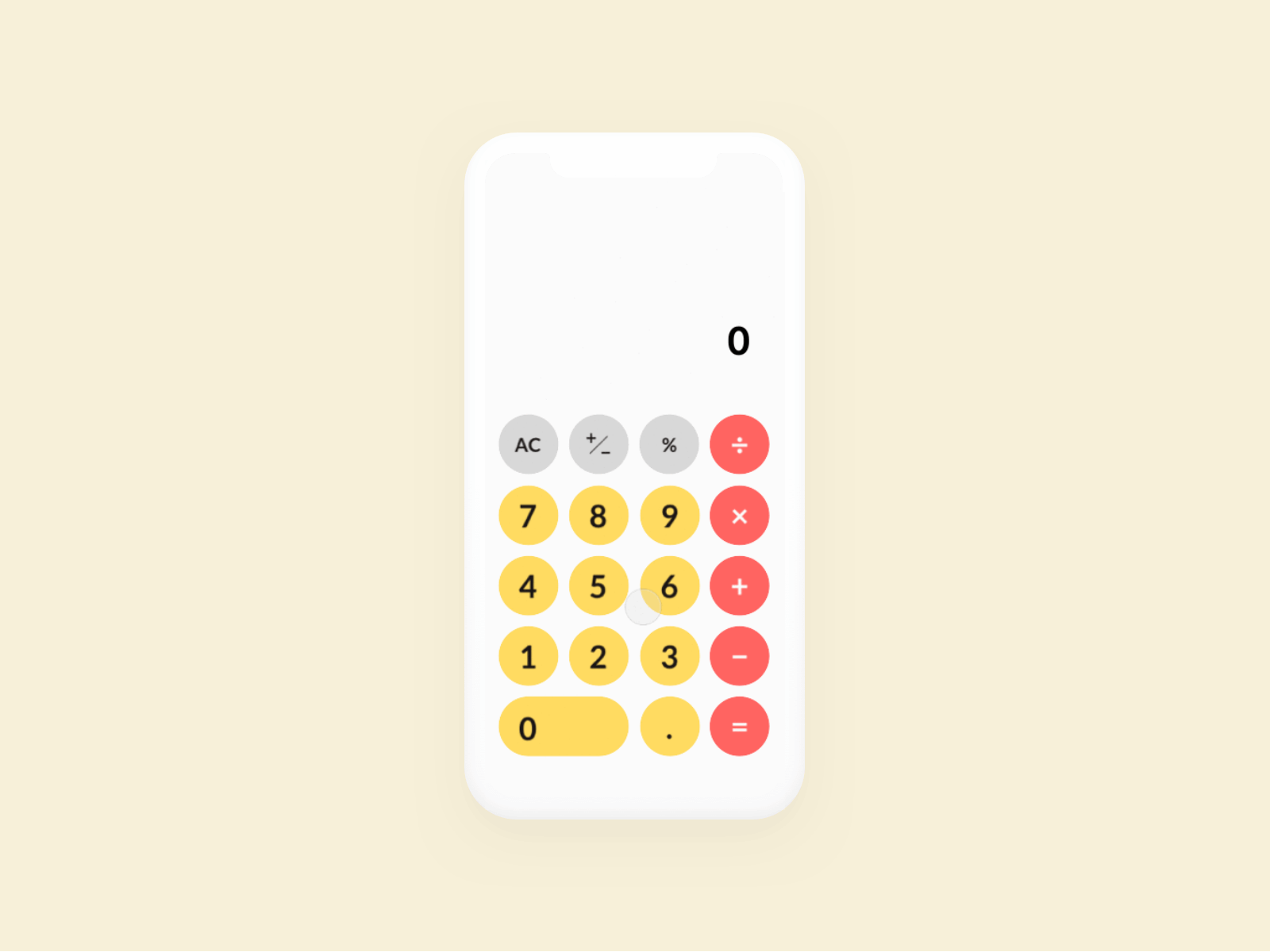 Daily UI #004 - Calculator animation app calculate daily ui daily ui 004 dailyui dailyui 004 design flat interaction responsive ui vector