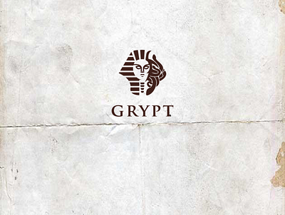 GRYPT creative logo medusa logo myth logo pharaoh logo