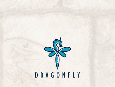 Dragon fly creative dragonfly logo minimal