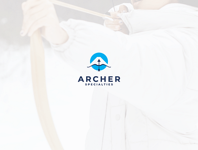 A for Archer archer logo creative minimal