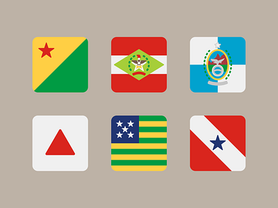 Brazilian states icons