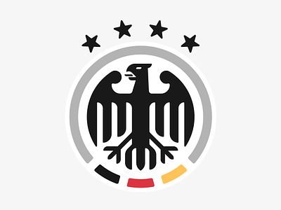 Germany national football - Deutscher Fußball-Bund - badge badge crest deutcher eagle football german germany heraldic eagle national team round round eagle soccer soccer brand