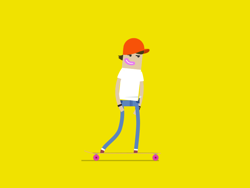Longboard 2d animation gif longboard skateboard