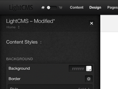 Lightcms promo example 1