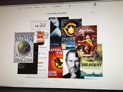 goodreads redesign bauhaus black books clean goodreads navigation read simple ui white