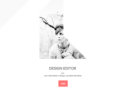 Portfolio black button design gray portfolio proxima nova red typography white