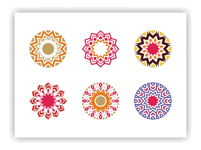 Mandala Ornament abstract art background bohemian card decoration decorative design element ethnic floral flower mandala ornament ornamental pattern round vector vintage yoga