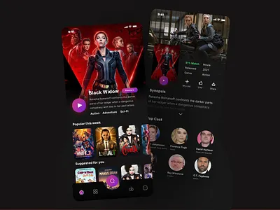 Disney+ Redesign app clean design disney freebies mobile netflix redesign ui