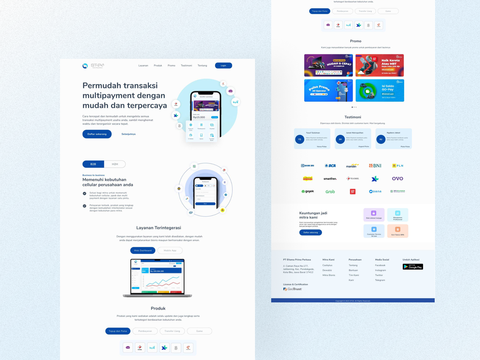 Digital Payment Landing Page Redesign By Ivan Fadila On Dribbble