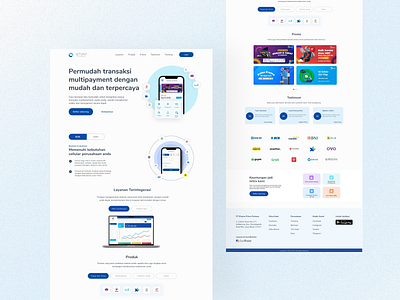 Digital payment landing page redesign