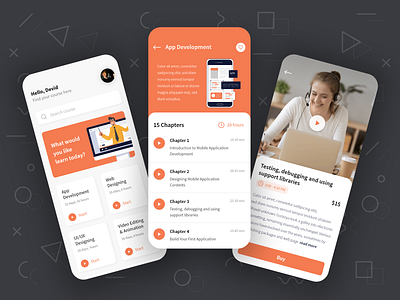 Online Learning App app ui appdesign application branding chatting e learning graphic design illustration kids education logo mobile app motion graphics online course online education school ui uidesign uiux vector website