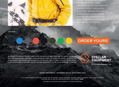 Outdoor Clothing Branding and Design .04 alpine branding clothing brand design eco ecofriendly editorial design emailer graphic grit typography