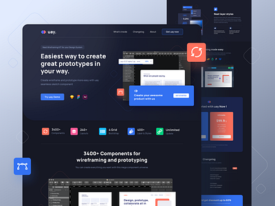 Wireframe KIT Landing Page