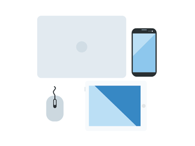 flat devices - part deux devices experiment flat icon illustration