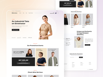 E Commerce UI Design Concept app branding design fashion figma home homepage marketplace payment premium transaction ui ux website