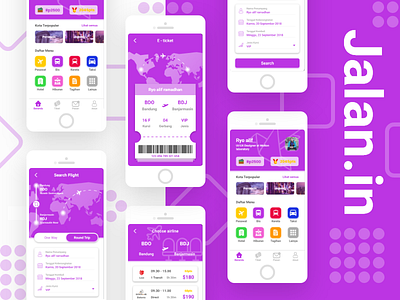 Jalan.in Design concept activity app branding design holiday home illustration plane ticket ticket booking ticketing travel travel app ui ux