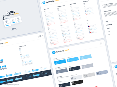 Everoad | Pallet Design System 👨‍🎨👩‍💻 components core design design system everoad interface library pallet redesign styles ui ui kit ux