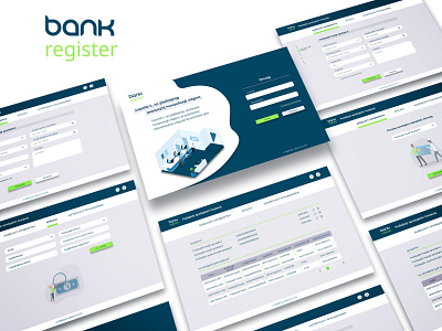 Banks Accounts Register @design design logo logodesign ui uiuxdesign ux web webdesign
