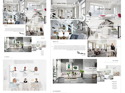 Shades Of White Interior Design @design uiuxdesign webdesign
