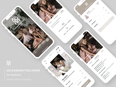 Anan Kids Apparel Concept mobile responsive design ui ux uxdesign