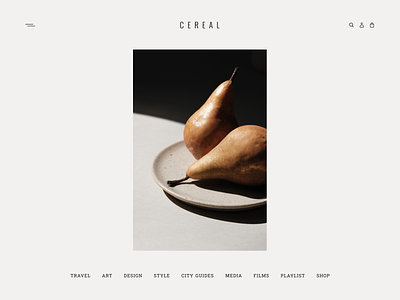 Cereal Magazine stripped architecture design futurism interface minimalism nft research user vision