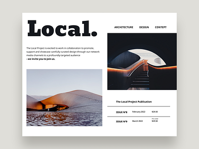 Local. Architectural magazine & Website