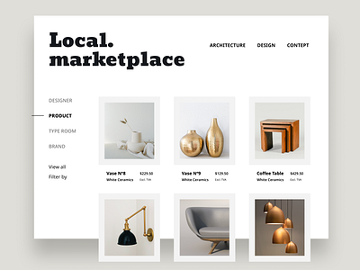 Local. Architectural magazine & Website II Webshop