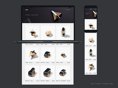 Huzi Design Product Listing Page