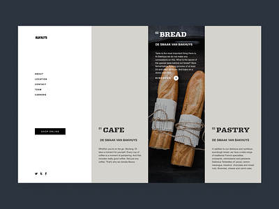 BAKHUYS - Bread (website redesign)