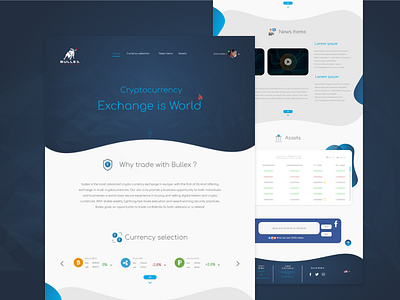 Bullex, Cryptocurrency - free download for Xd adobexd bitcoin dailyui designinspiration interface ui uidesign uidesigner uitrends uiuxdesign userexperience userinterface userinterfacedesign ux uxdesign uxdesigner webdesign website