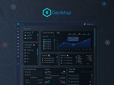 Geomap geolocation software ui ui design